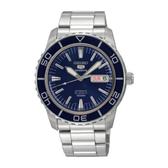 Seiko 5 Sports Blue 55 Fathoms Men's Watch SNZH53K1 - Diligence1International