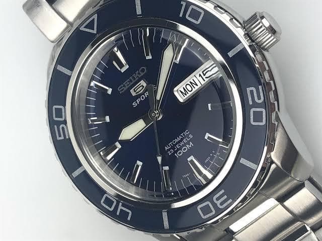 Seiko 5 Sports Blue 55 Fathoms Men's Watch SNZH53K1 - Diligence1International