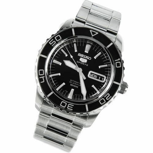 Seiko 5 Sports Black 55 Fathoms Men's Watch SNZH55K1 - Diligence1International