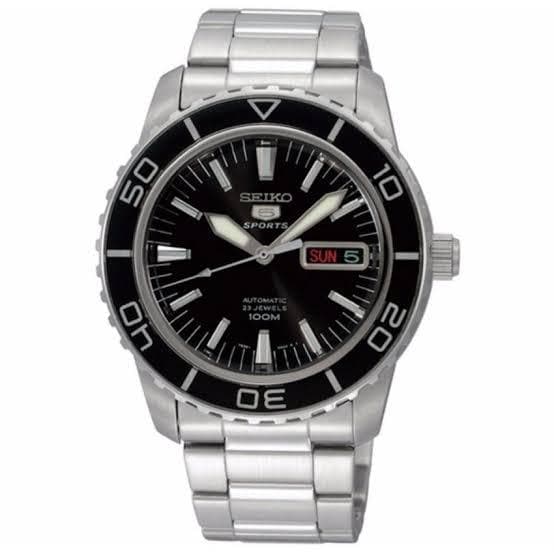 Seiko 5 Sports Black 55 Fathoms Men's Watch SNZH55K1 - Diligence1International