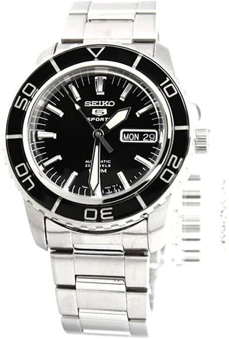 Seiko 5 Sports Black 55 Fathoms Men's Watch SNZH55K1 - Diligence1International