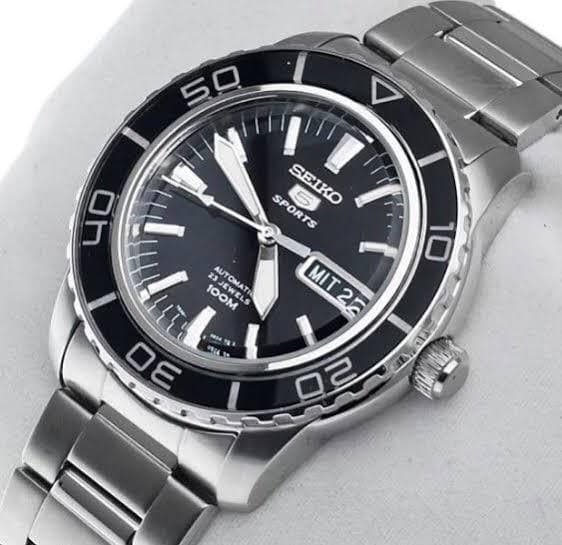 Seiko 5 Sports Black 55 Fathoms Men's Watch SNZH55K1 - Diligence1International