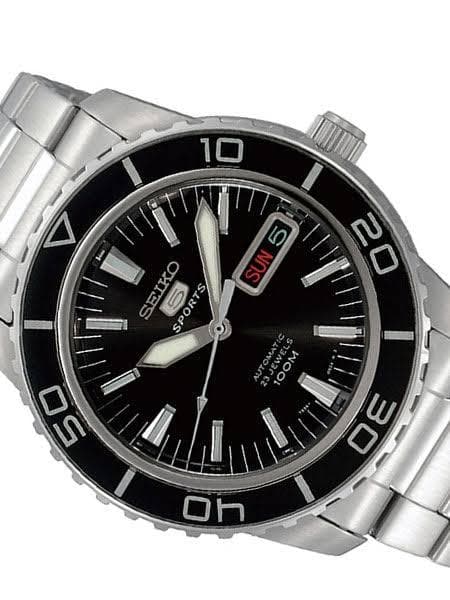 Seiko 5 Sports Black 55 Fathoms Men's Watch SNZH55K1 - Diligence1International