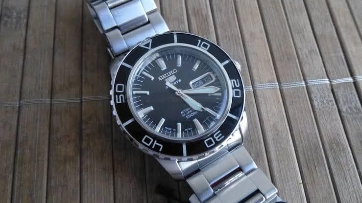 Seiko 5 Sports Black 55 Fathoms Men's Watch SNZH55K1 - Diligence1International