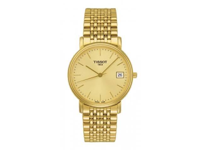 Tissot Swiss Made T-Classic Desire All Gold Plated Men's Watch T52.5.481.21 - Diligence1International