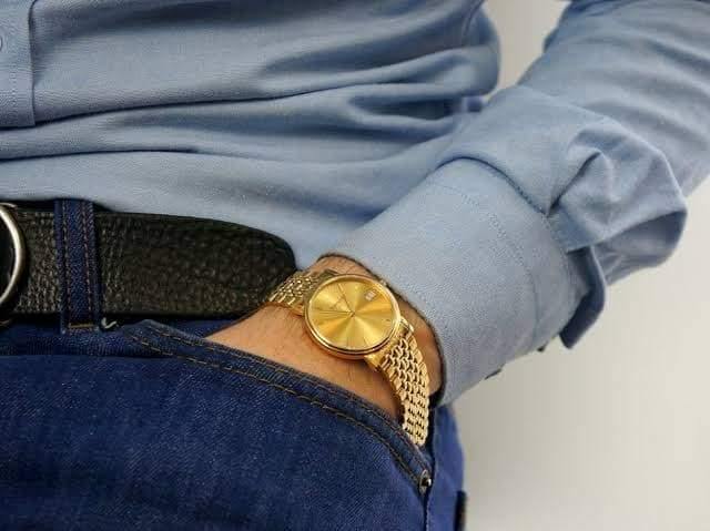 Tissot Swiss Made T-Classic Desire All Gold Plated Men's Watch T52.5.481.21 - Diligence1International