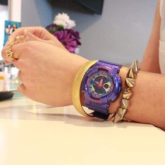 Casio Baby-G BA-110 Series Neon Color Purple Watch BA112-2ADR - Diligence1International