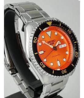 Seiko 5 Sports 100M Automatic Men's Watch Orange Dial SRPD59K1