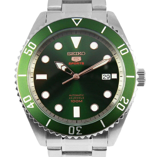 Seiko 5 Sports 100M Automatic Men's Watch Green Dial SRPB93K1