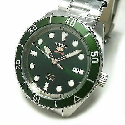 Seiko 5 Sports 100M Automatic Men's Watch Green Dial SRPB93K1