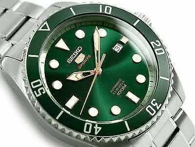 Seiko 5 Sports 100M Automatic Men's Watch Green Dial SRPB93K1