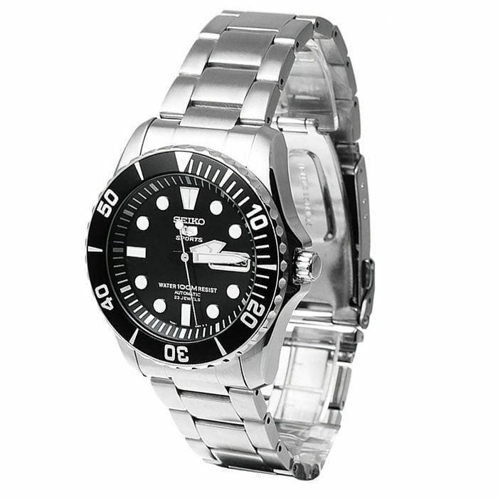Seiko 5 Sports Black Sea Urchin Automatic Men's Watch SNZF17K1