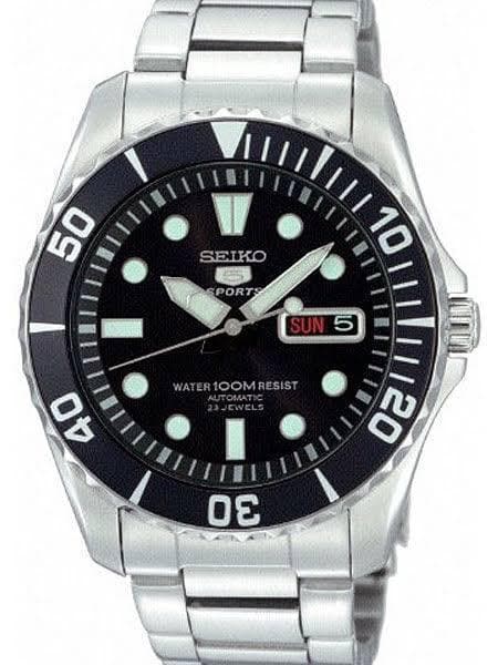 Seiko 5 Sports Black Sea Urchin Automatic Men's Watch SNZF17K1