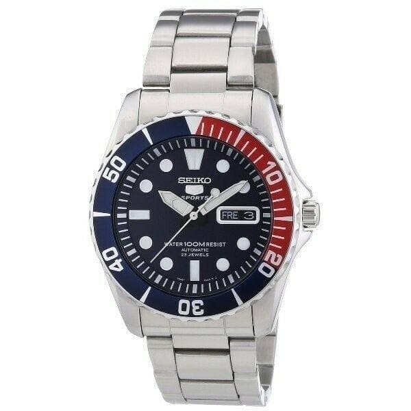 Seiko 5 Sports Pepsi Sea Urchin Automatic Men's Watch SNZF15K1