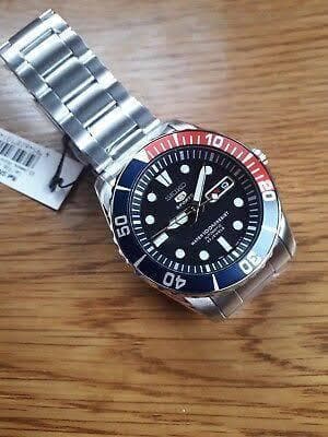Seiko 5 Sports Pepsi Sea Urchin Automatic Men's Watch SNZF15K1