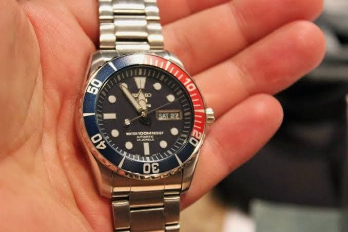 Seiko 5 Sports Pepsi Sea Urchin Automatic Men's Watch SNZF15K1