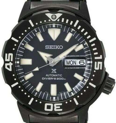 Seiko Black King Monster Gen 4 Diver's 200M Men's Watch SRPD29K1