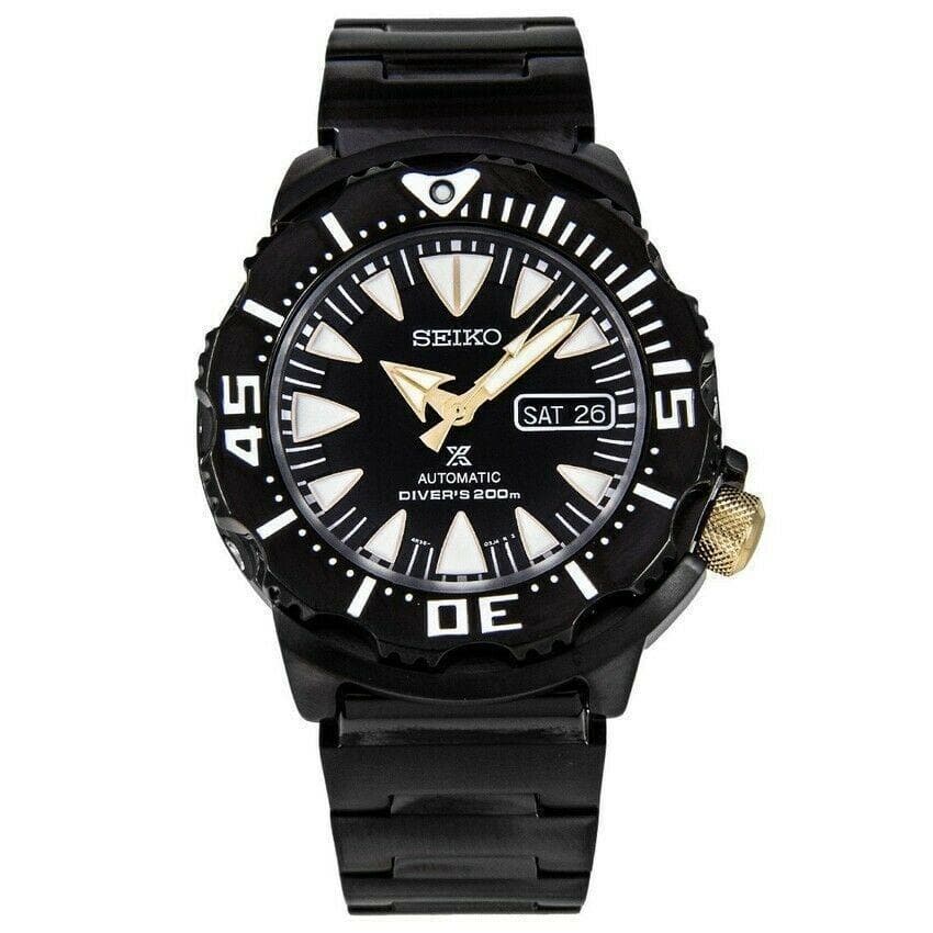 Seiko Black Monster Gen 2 200M Diver's Men's Watch SRP583K1