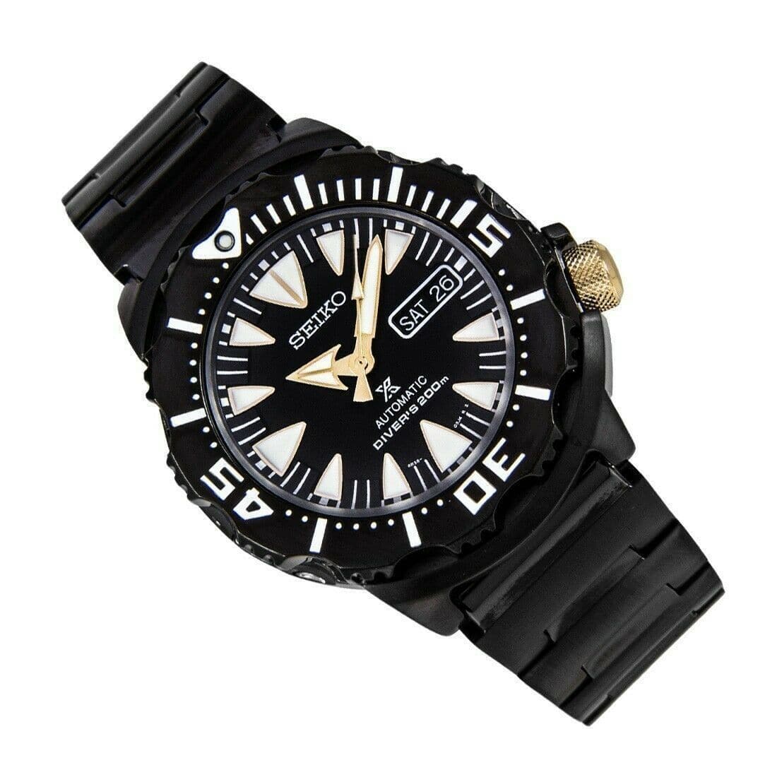 Seiko Black Monster Gen 2 200M Diver's Men's Watch SRP583K1