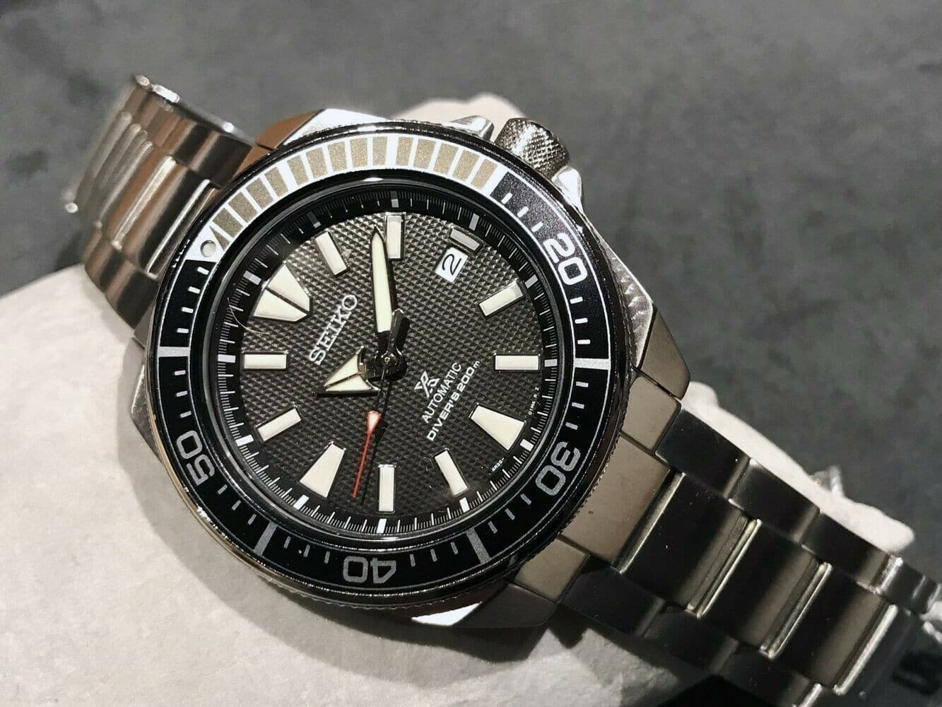 Seiko Black Samurai 200M Diver's Men's Watch SRPB51K1