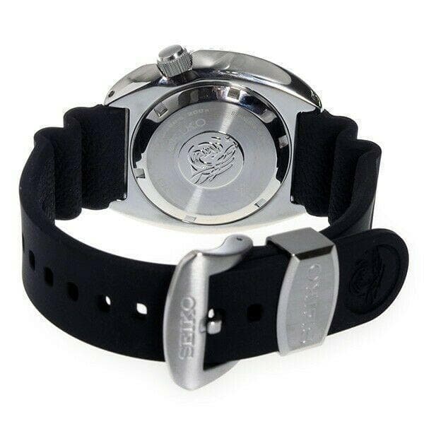 Seiko Black Turtle Prospex Diver's Men's Rubber Strap Watch SRP777K1