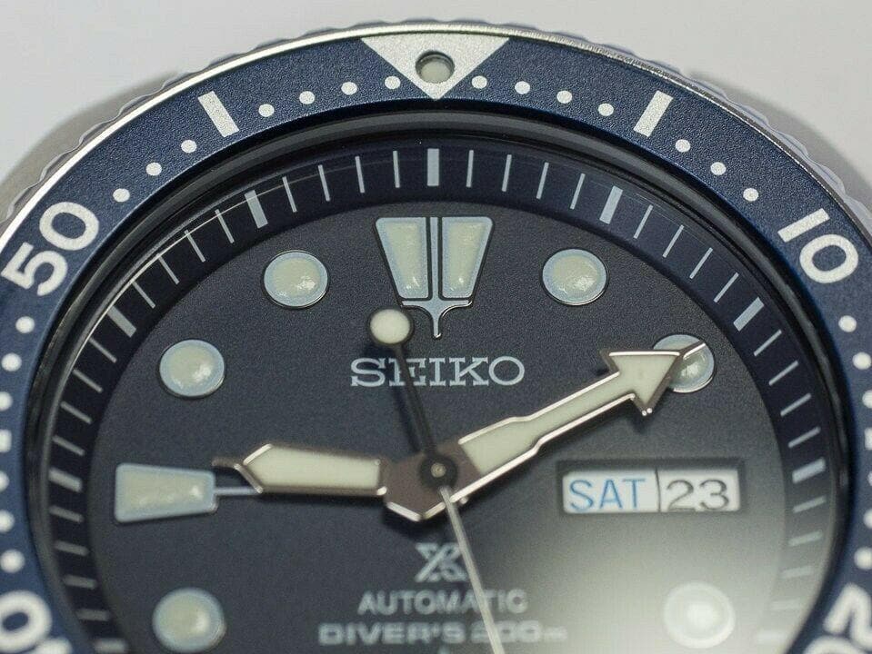 Seiko Blue Turtle Prospex Diver's Men's Stainless Steel Strap Watch SRP773K1