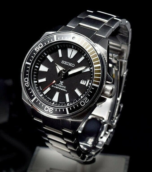 Seiko Japan Made Black Samurai 200M Diver's Men's Watch SRPB51J1