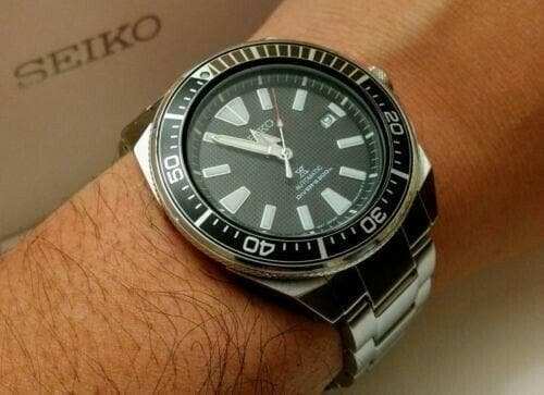 Seiko Japan Made Black Samurai 200M Diver's Men's Watch SRPB51J1