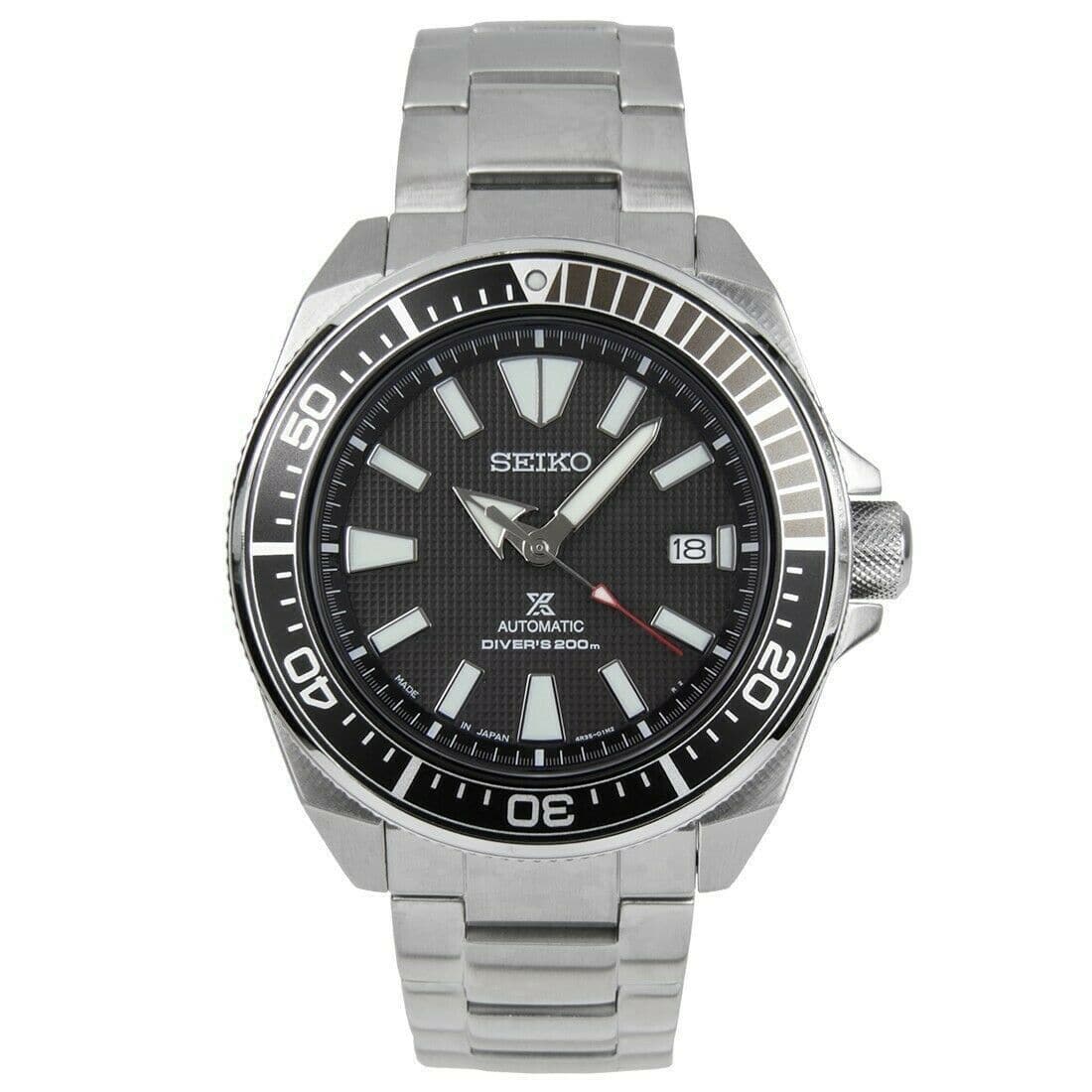 Seiko Japan Made Black Samurai 200M Diver's Men's Watch SRPB51J1