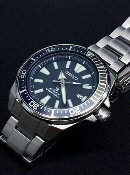 Seiko Japan Made Blue Samurai 200M Diver's Men's Watch SRPB49J1