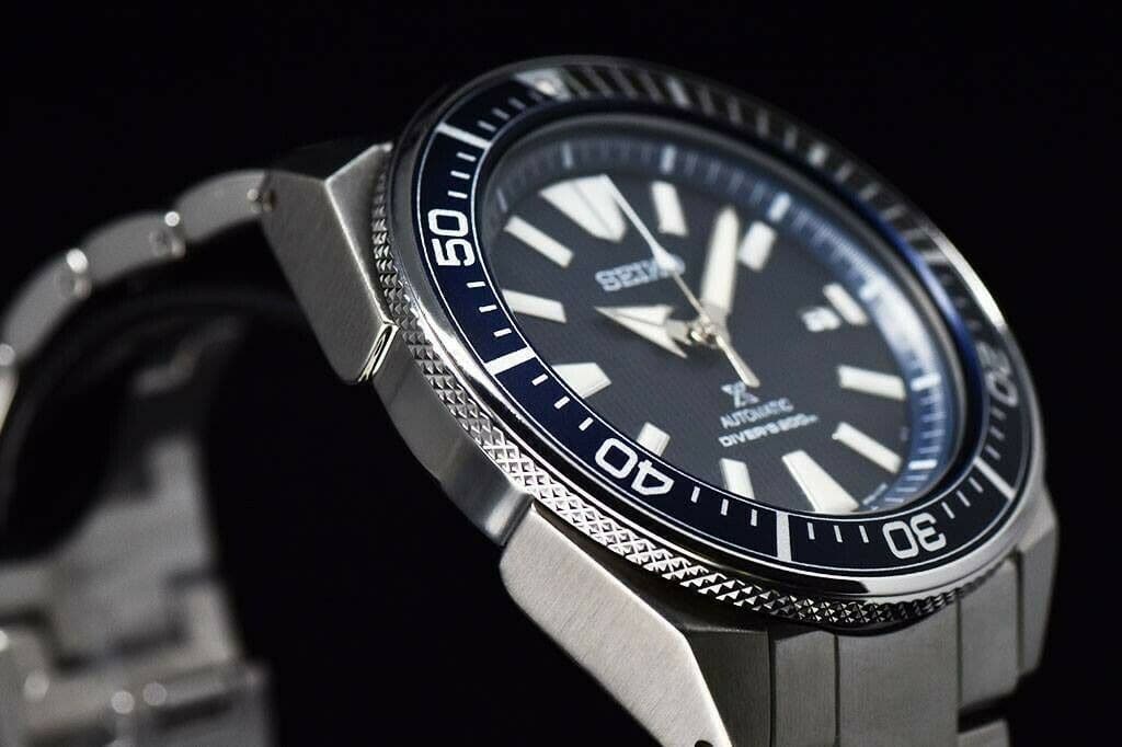 Seiko Japan Made Blue Samurai 200M Diver's Men's Watch SRPB49J1
