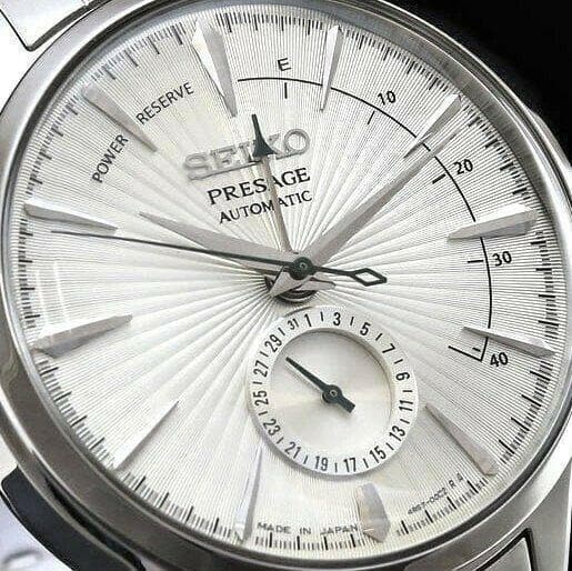 Seiko Japan Made Presage Cocktail Martini Power Reserve Men's Watch SSA341J1