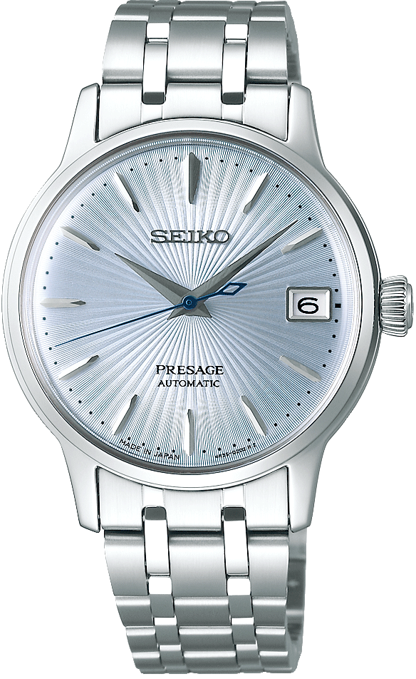 Seiko Japan Made Presage Cocktail Sky Diving Ladies' Stainless Steel Watch SRP841J1