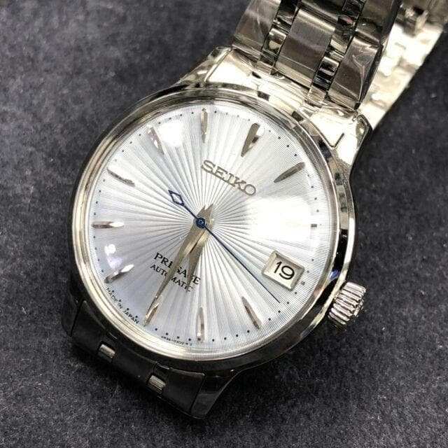 Seiko Japan Made Presage Cocktail Sky Diving Ladies' Stainless Steel Watch SRP841J1