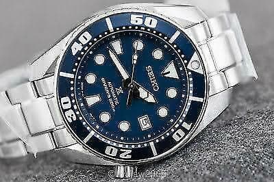 Seiko JDM Blumo Blue Sumo Men's Stainless Steel Watch SBDC033