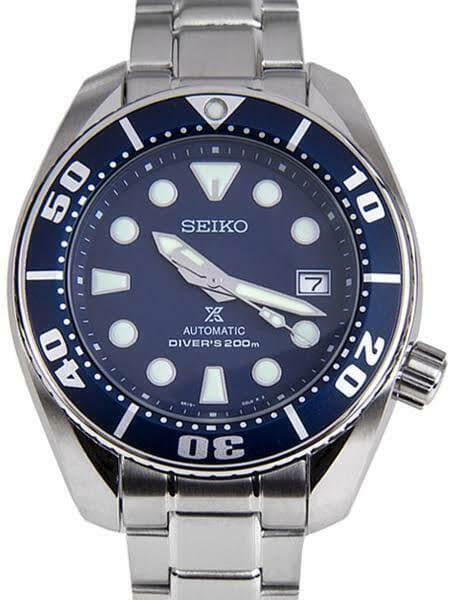 Seiko JDM Blumo Blue Sumo Men's Stainless Steel Watch SBDC033
