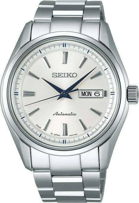 Seiko JDM Pre-Presage Silver Dial Men's Sapphire Glass Watch SARY055