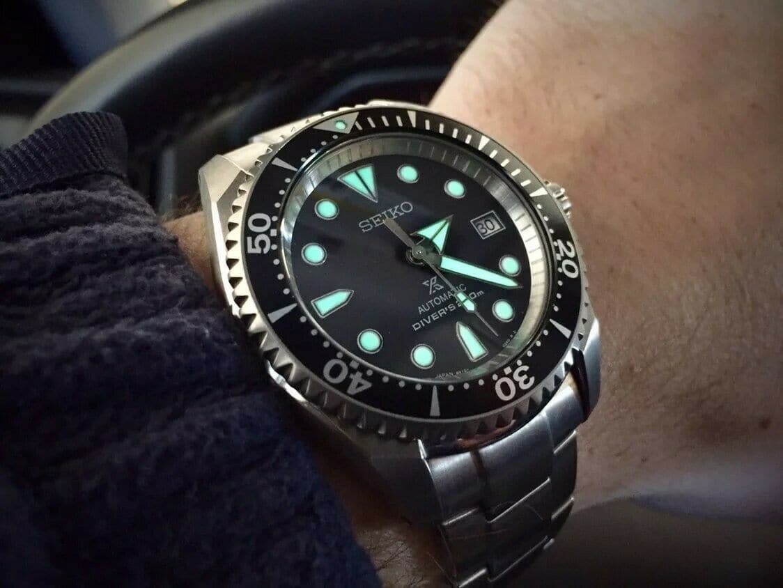 Seiko JDM Prospex Black Shogun Men's Titanium Watch SBDC029