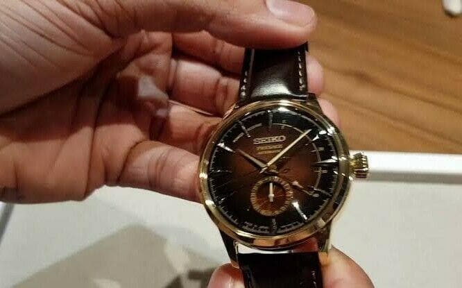 Jewelry & Watches:Watches, Parts & Accessories:Wristwatches - Seiko LE Presage W/ Pow. Res. Indicator Dark Brown OF Men's Watch SSA392J1