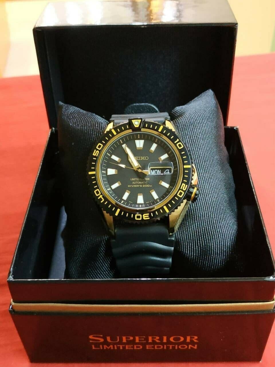 Seiko Limited Edition Men's "Stargate" II Rubber Strap Watch SRP510K1
