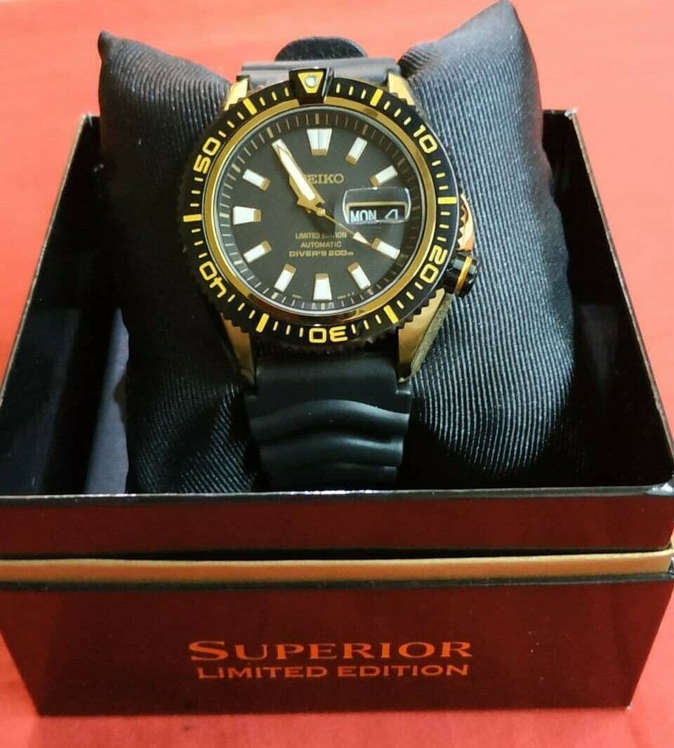 Seiko Limited Edition Men's "Stargate" II Rubber Strap Watch SRP510K1