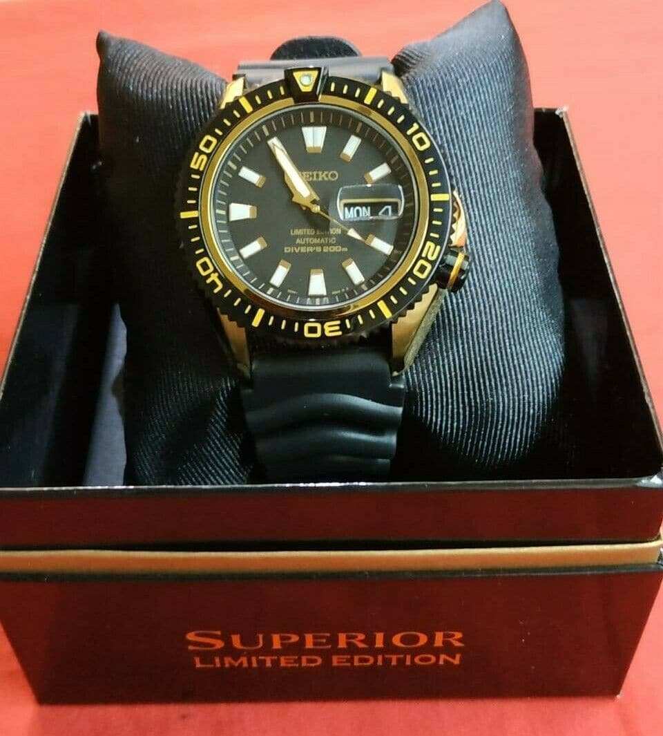 Seiko Limited Edition Men's "Stargate" II Rubber Strap Watch SRP510K1
