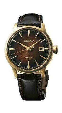 Seiko Limited Edition Presage Dark Brown Old Fashioned Men's Watch SRPD36J1