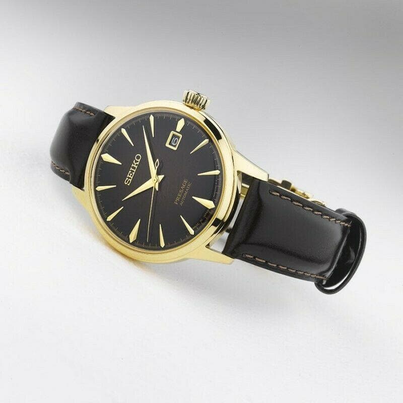 Seiko Limited Edition Presage Dark Brown Old Fashioned Men's Watch SRPD36J1