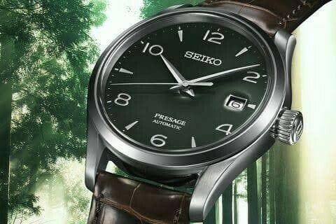 Seiko Limited Edition Presage Men's Watch Green Enamel Dial Men's Watch SPB111J1