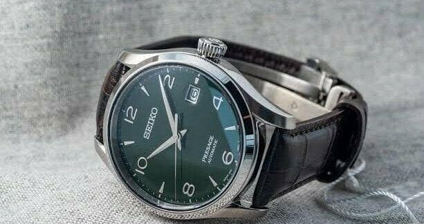 Seiko Limited Edition Presage Men's Watch Green Enamel Dial Men's Watch SPB111J1