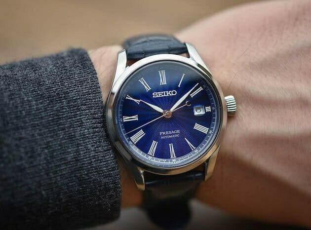 Seiko Limited Edition Presage Shippo Enamel Men's Watch SPB075J1