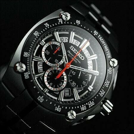 Seiko Limited Edition Rare Japan Made Sportura Automatic Chronograph SRQ007J1
