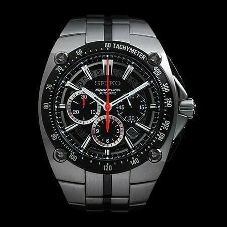 Seiko Limited Edition Rare Japan Made Sportura Automatic Chronograph SRQ007J1