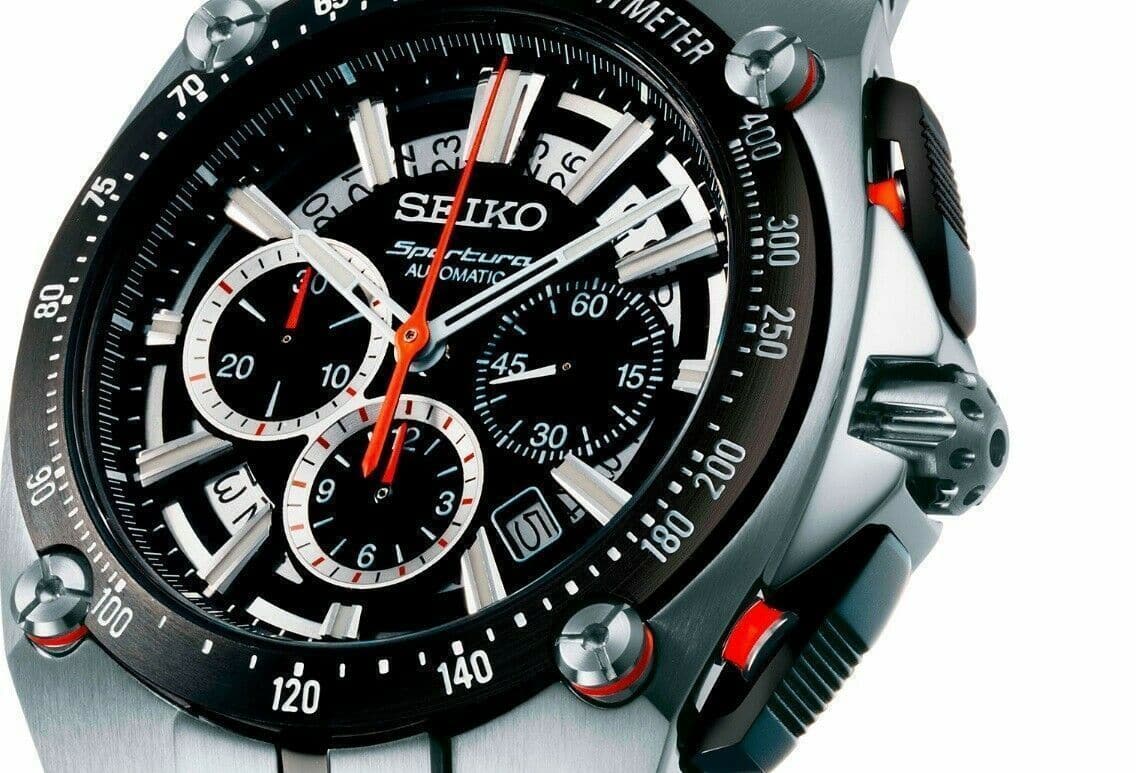 Seiko Limited Edition Rare Japan Made Sportura Automatic Chronograph SRQ007J1